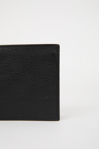 Carteira de couro - Preto