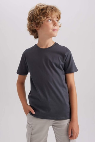 T-shirt - Cinzento-escuro