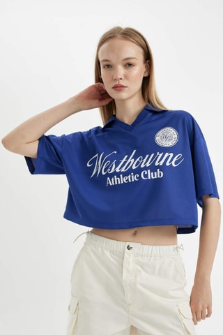 Polo relaxed Westbourne Athletic Club - Azul