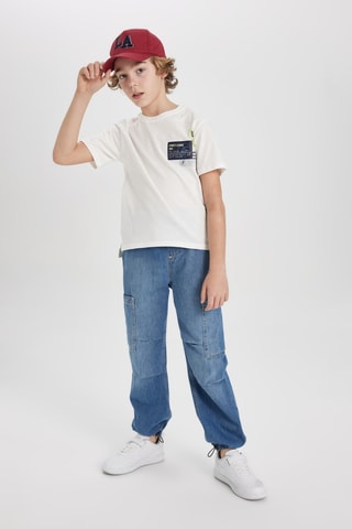 T-shirt regular - Branco