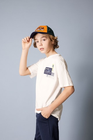T-shirt regular - Branco
