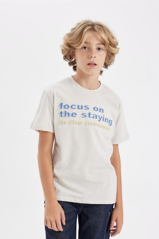 T-shirt - Cinzento-claro