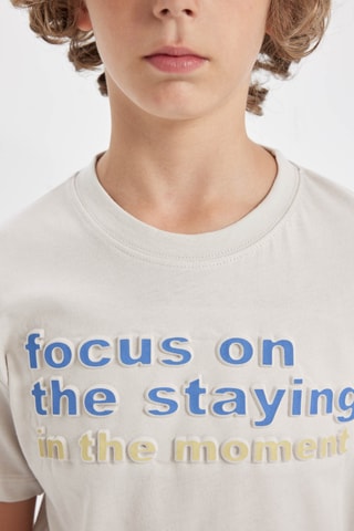 T-shirt - Cinzento-claro