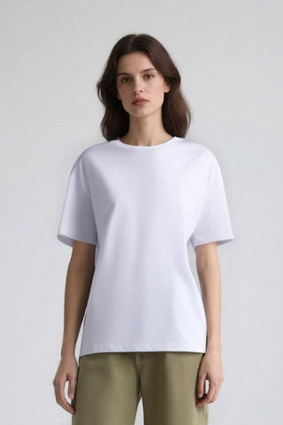 T-shirt oversize - Branco