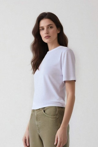 T-shirt oversize - Branco
