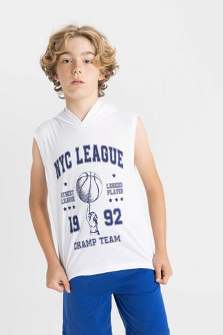 T-shirt sem mangas - Branco