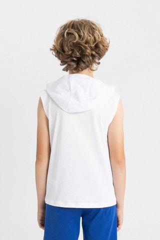 T-shirt sem mangas - Branco