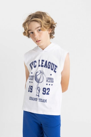 T-shirt sem mangas - Branco