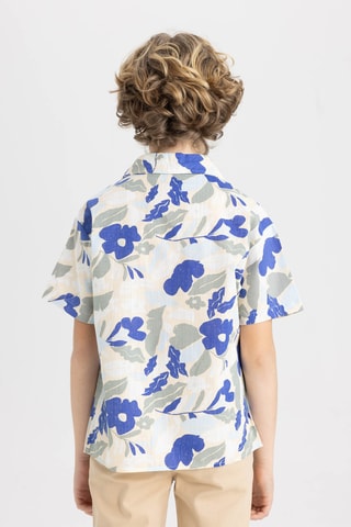 Camisa oversize - Cinzento