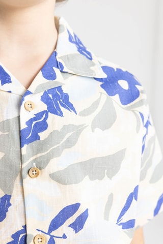 Camisa oversize - Cinzento