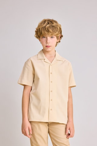 Camisa oversize - Bege