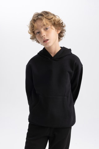 Sweat com capuz - Preto