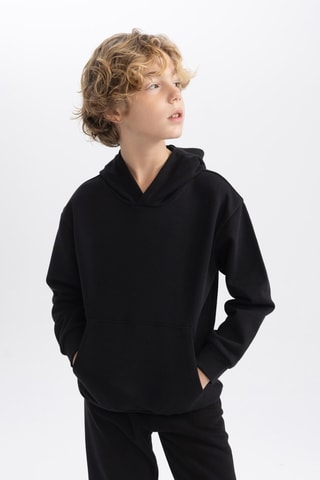 Sweat com capuz - Preto