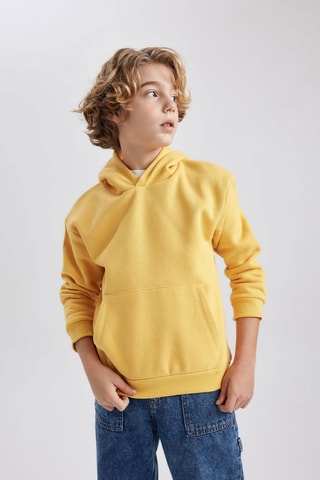 Sweat com capuz - Amarelo