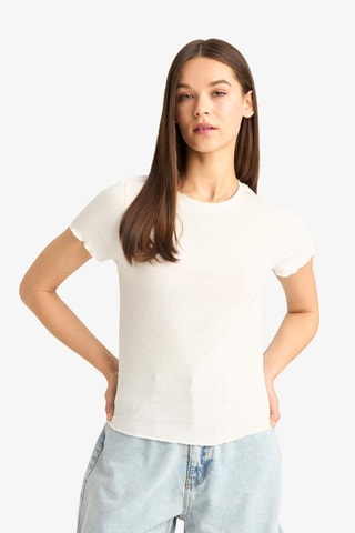 T-shirt - Esbranquiçado