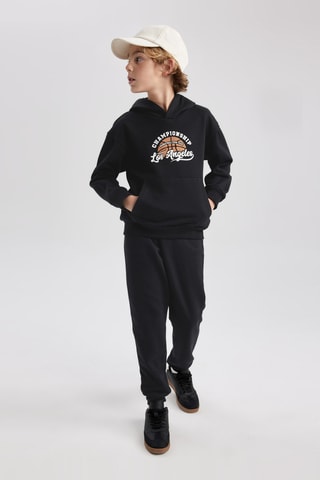 Sweat com capuz - Preto