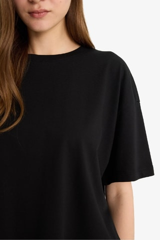 T-shirt relaxed - Preto