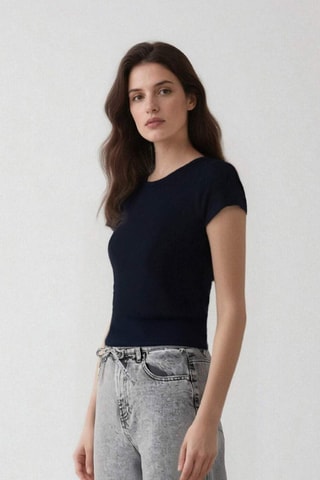 T-shirt - Azul-marinho