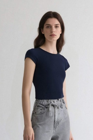 T-shirt - Azul-marinho