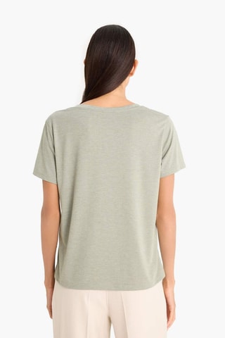 T-shirt regular - Verde-claro