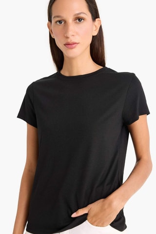 T-shirt regular - Preto