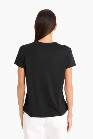 T-shirt regular - Preto