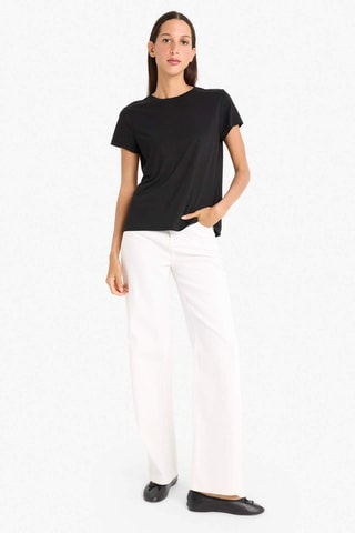 T-shirt regular - Preto