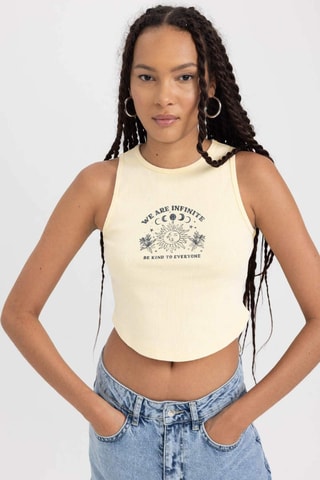 Crop top - Amarelo