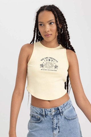 Crop top - Amarelo