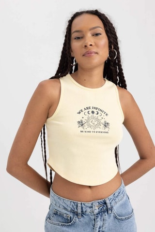 Crop top - Amarelo