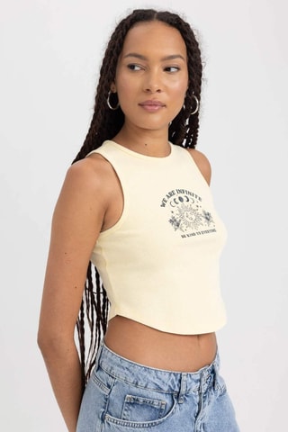 Crop top - Amarelo