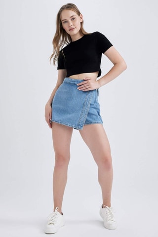 T-shirt cropped - Preto
