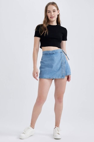 T-shirt cropped - Preto