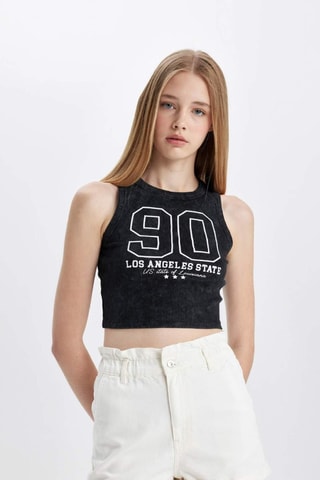 Crop top - Antracite
