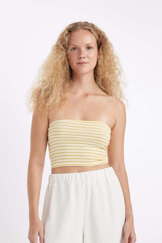 Crop top caicai - Amarelo