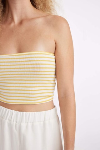 Crop top caicai - Amarelo