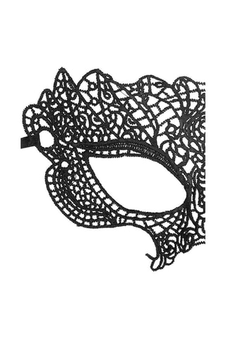 Oogmasker Princess Zwart