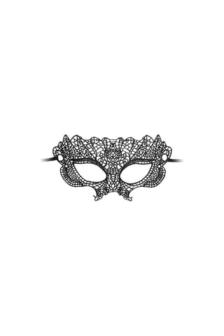 Oogmasker Princess Zwart