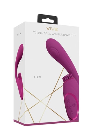 Waterproof Vibrator G-spot Gen - 11 cm - Roze