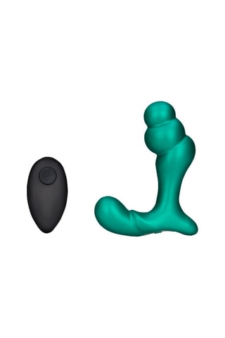 Vibrator met Afstandsbediening - Groen - 9,6 cm