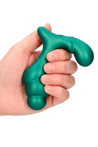Vibrator met Afstandsbediening - Groen - 9,6 cm