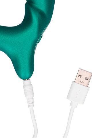 Vibrator met Afstandsbediening - Groen - 9,6 cm