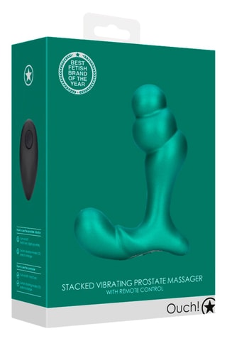 Vibrator met Afstandsbediening - Groen - 9,6 cm