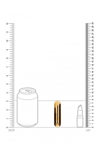 Oplaadbare Vibrator 7,7 cm - Goudkleurig