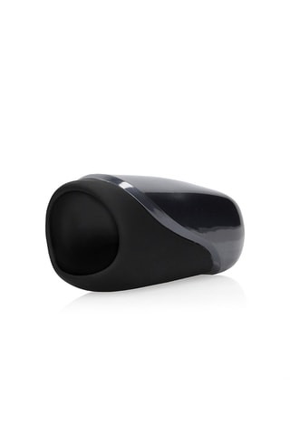 Vibrerende Waterproof Masturbator Loveline Zwart - 14,6 cm