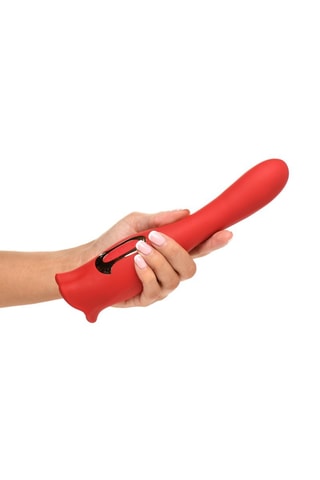Waterproof Stimulator voor de Clitoris Kiss and Tell Pro - Rood - 11,4 cm