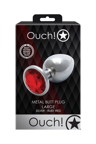 Plug Zilverkleurig - Large
