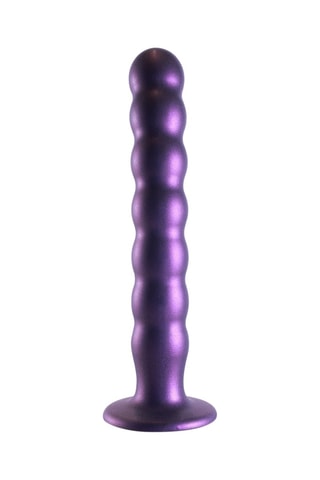 Kralen Dildo G-Spot Ouch! Paars -20,5 cm