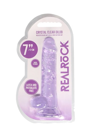 Realistische Dildo Paars - 15 cm