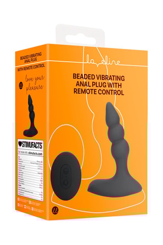 Buttplug met Afstandsbediening Loveline by Shots - Zwart - 9,7 cm